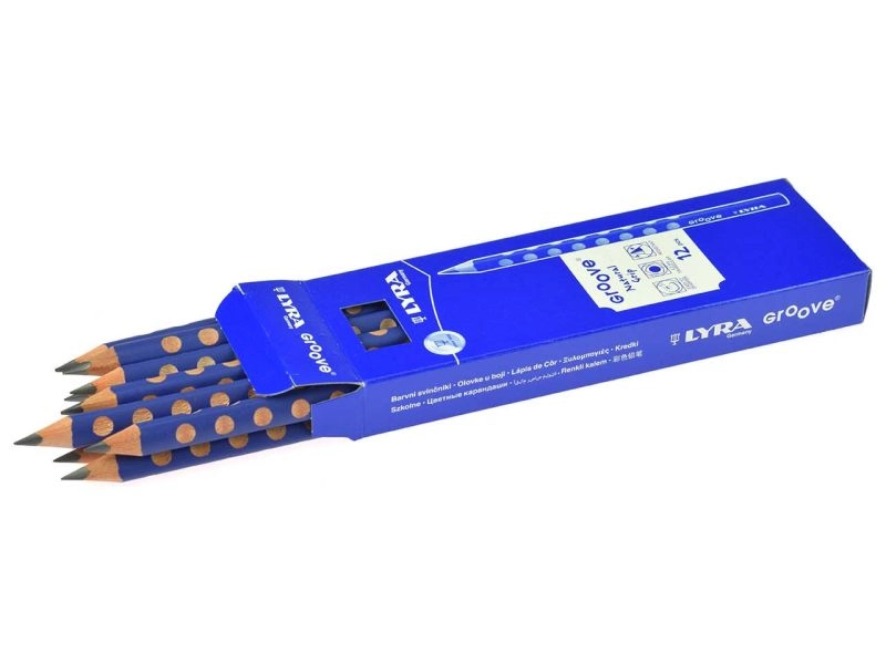 LYRA Groove Jumbo Graphit B, 12er-Set