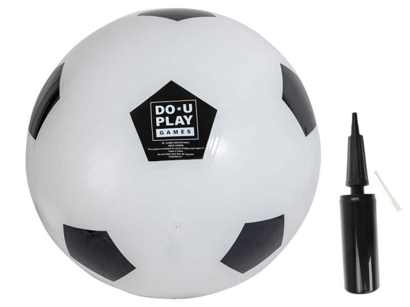 DO-U-PLAY Jumbo Fußball 76 cm inkl. Ballpumpe