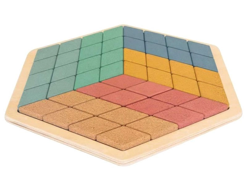 Korko Legespiel Creative Colour Tiles, 48-teilig