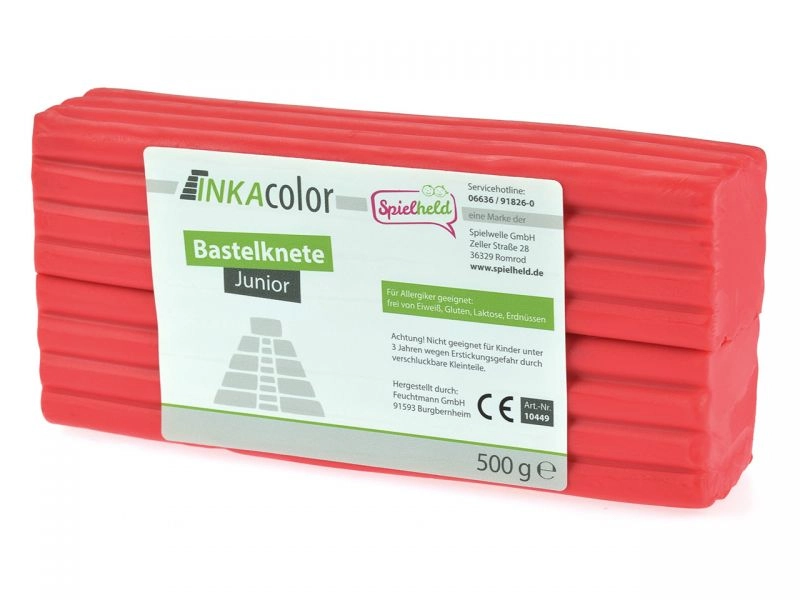 INKAcolor Bastelknete Junior, 500 g, Farbe wählbar