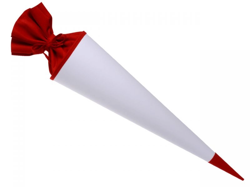 goldbuch Schultüten-Rohling Karton, weiß, 70 cm, Farbe wählbar