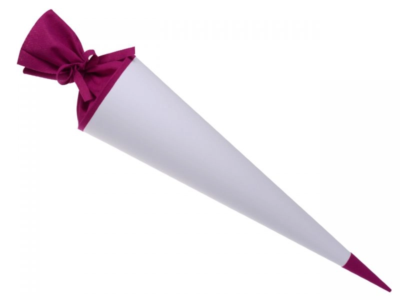 goldbuch Schultüten-Rohling Karton, weiß, 70 cm, Farbe wählbar