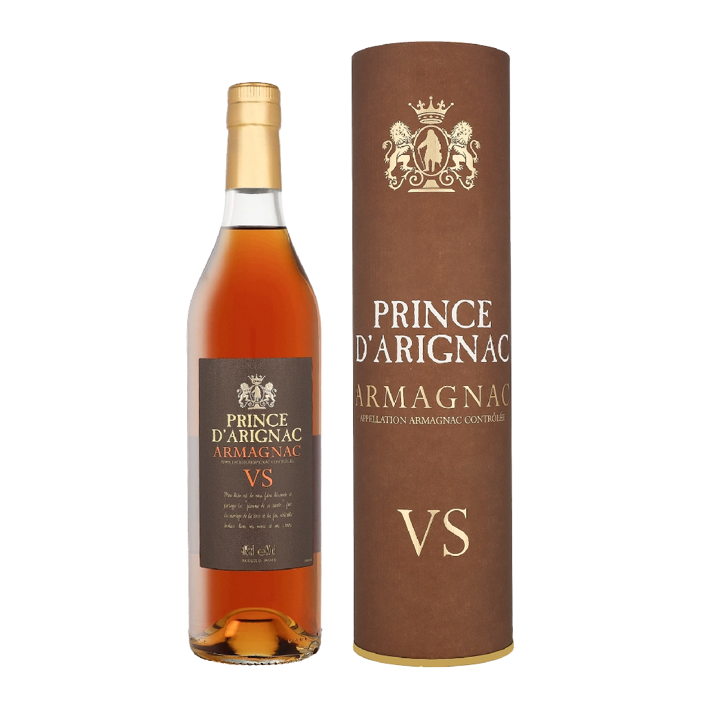 Prince D'Arignac Armagnac VS 0.70 liter Brandy Geschenkverpackung