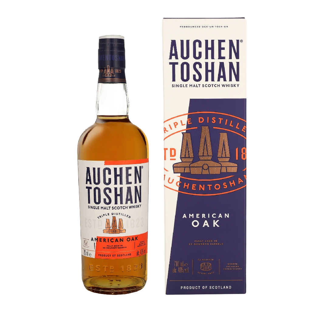 Auchentoshan American Oak 0.70 Liter Whisky Geschenkverpackung