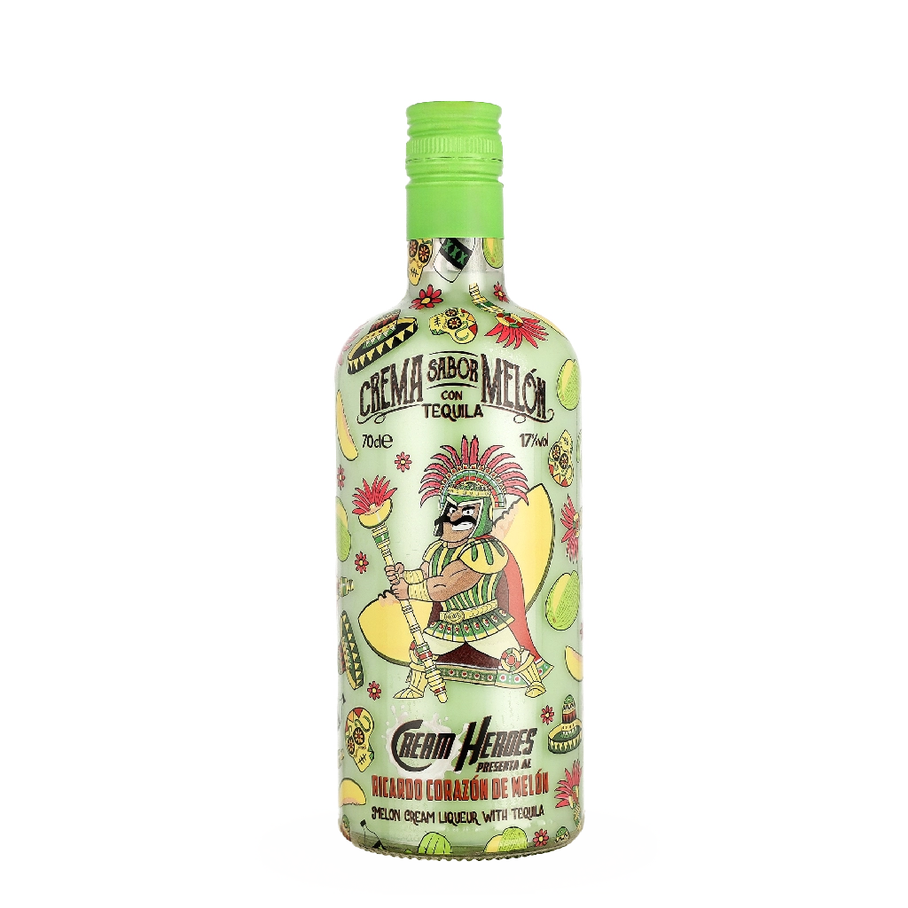 Cream Heroes Ricardo Corazon De Melon 0.70 liter - Melone Likör