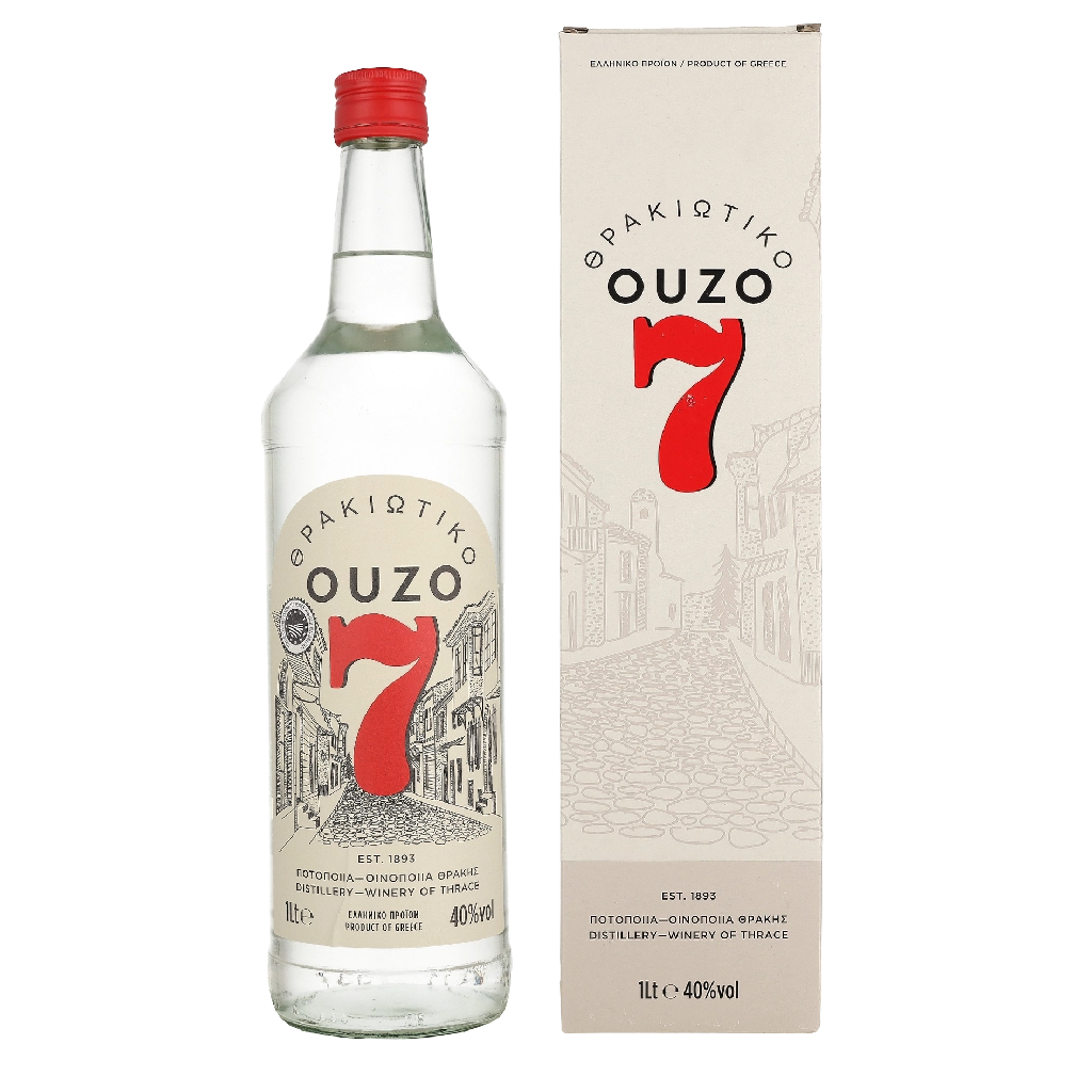 Ouzo 7 1 liter Ouzo Geschenkverpackung