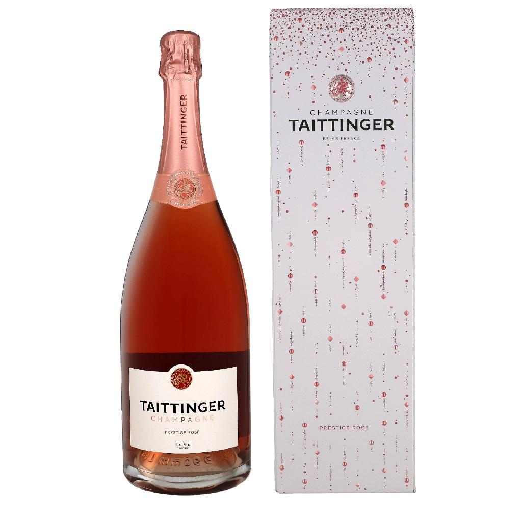 Taittinger Brut Prestige Rose 1.50 Liter Wein Geschenkverpackung