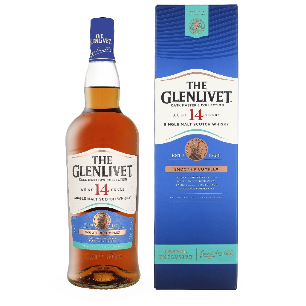 The Glenlivet 14 Years Old Smooth & Complex +GB 1 liter Whisky