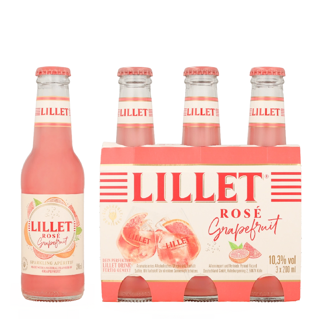 Lillet Rosé Grapefruit 0.20 liter Likör