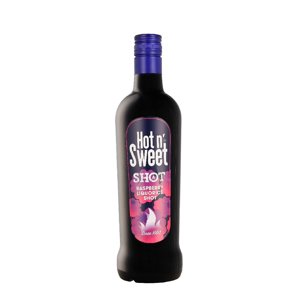 Hot N' Sweet Raspberry Liquorice Shot 0.70 liter - Himbeere Likör