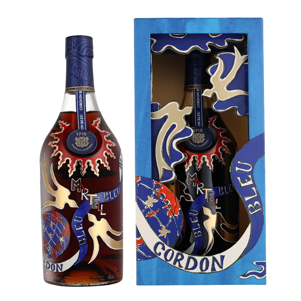 Martell Cordon Bleu Chinese New Year Edition 2024 70cl Cognac Geschenkverpackung