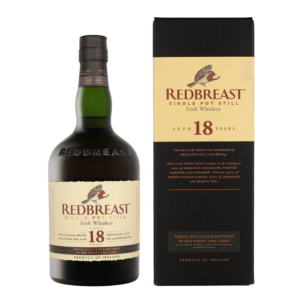 Redbreast 18 Years Single Pot Still 0.70 liter Whisky Geschenkverpackung