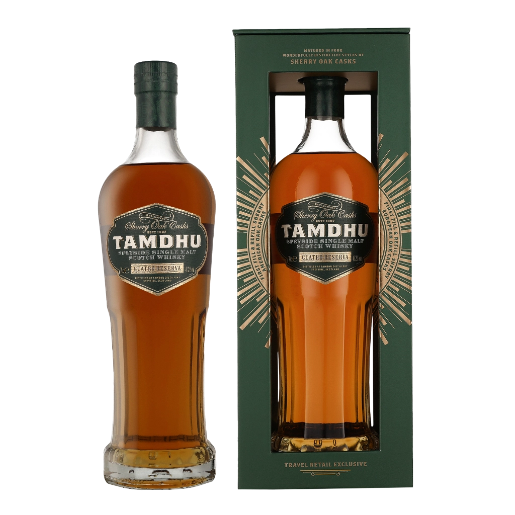 Tamdhu Cuatro Reserva Sherry Oak Cask 0.70 liter Whisky Geschenkverpackung