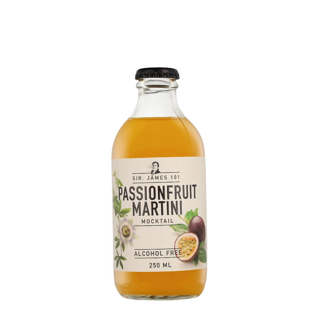 Sir James 101 Passion Fruit Martini Alcohol Free 25cl Premix / Trinkfertig