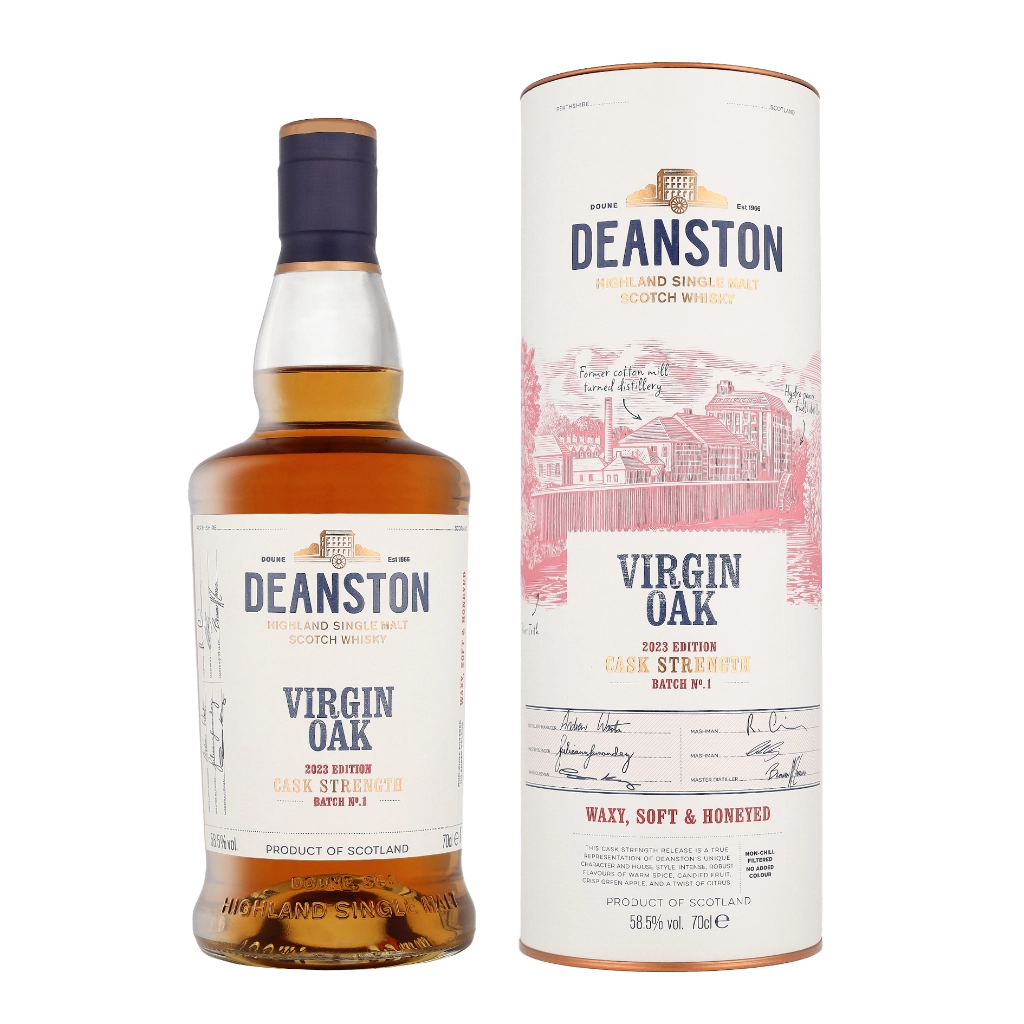 Deanston Virgin Oak Cask Strength 2023 Edition Batch 1 70cl Whisky Geschenkverpackung