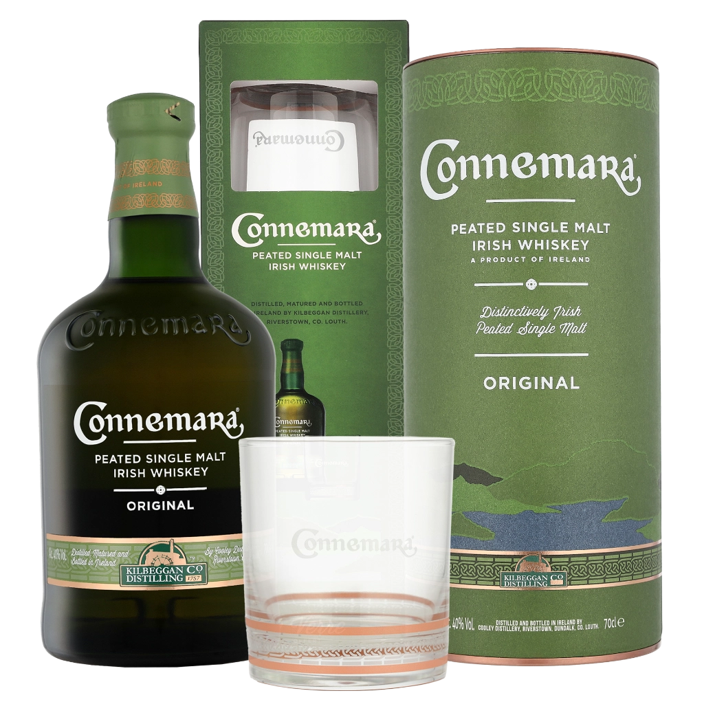 Connemara Peated Single Malt + Glas 0.70 liter Whisky