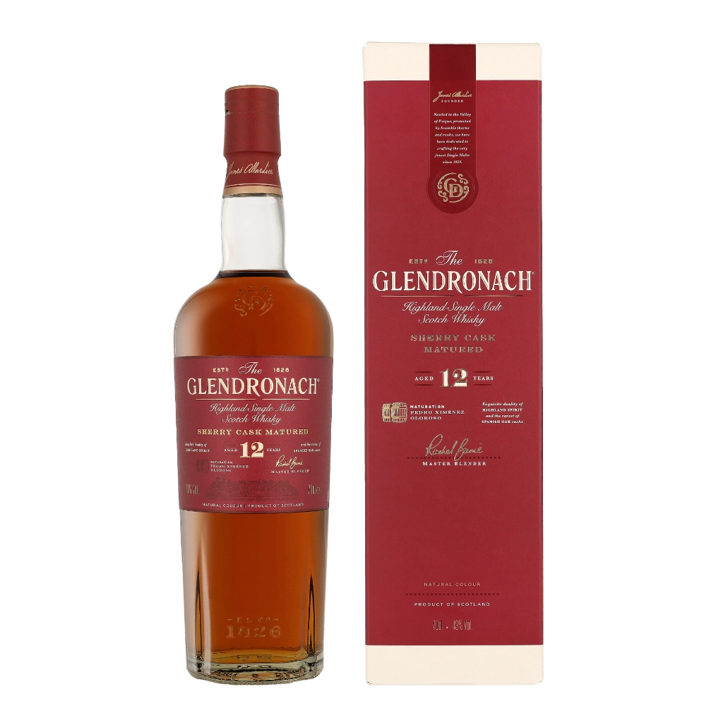 The Glendronach 12 Years 0.70 liter Whisky Geschenkverpackung