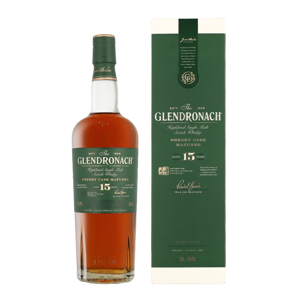 The Glendronach 15 Years 0.70 liter Whisky Geschenkverpackung