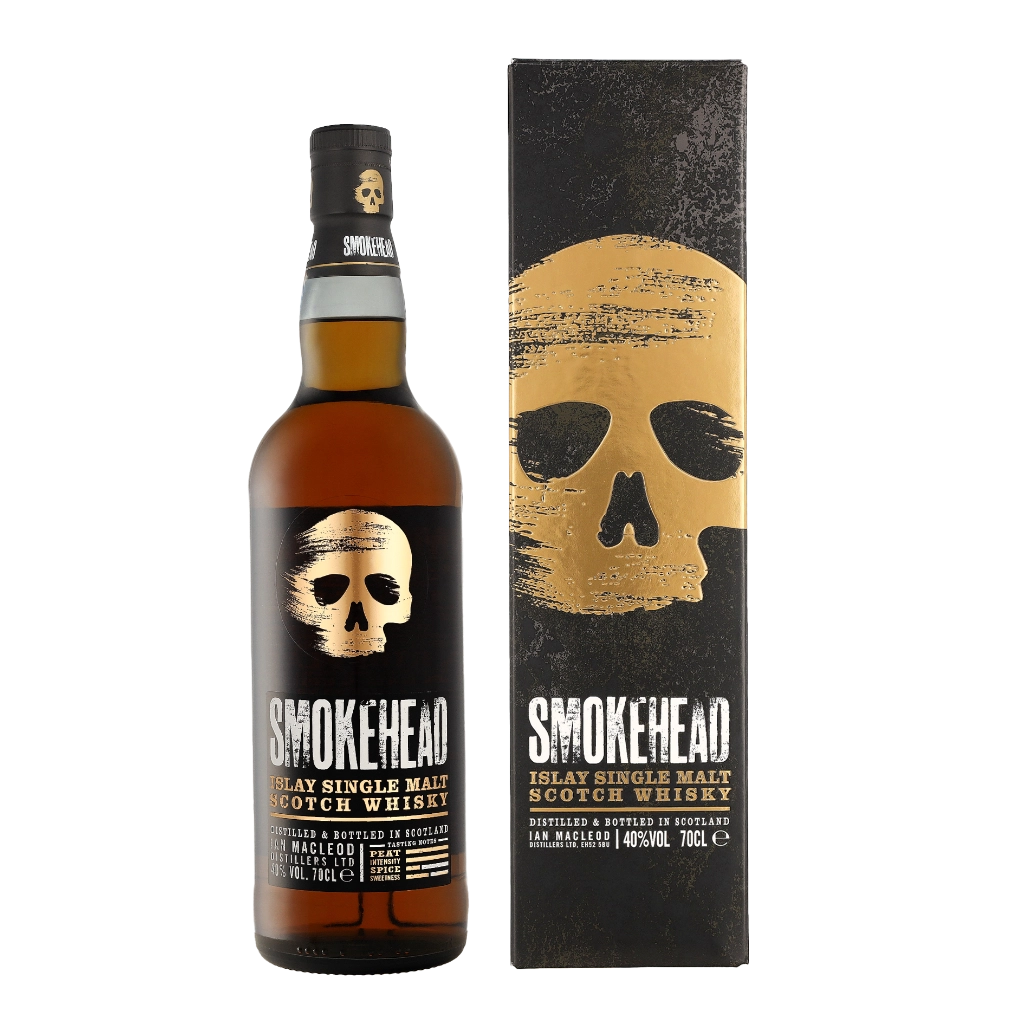 Smokehead Islay Single Malt 0.70 liter Whisky Geschenkverpackung