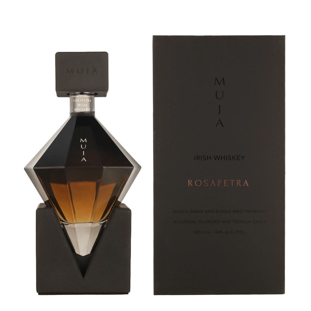 Muja Irish Whiskey Rosapetra 0.50 Liter Whisky Geschenkverpackung