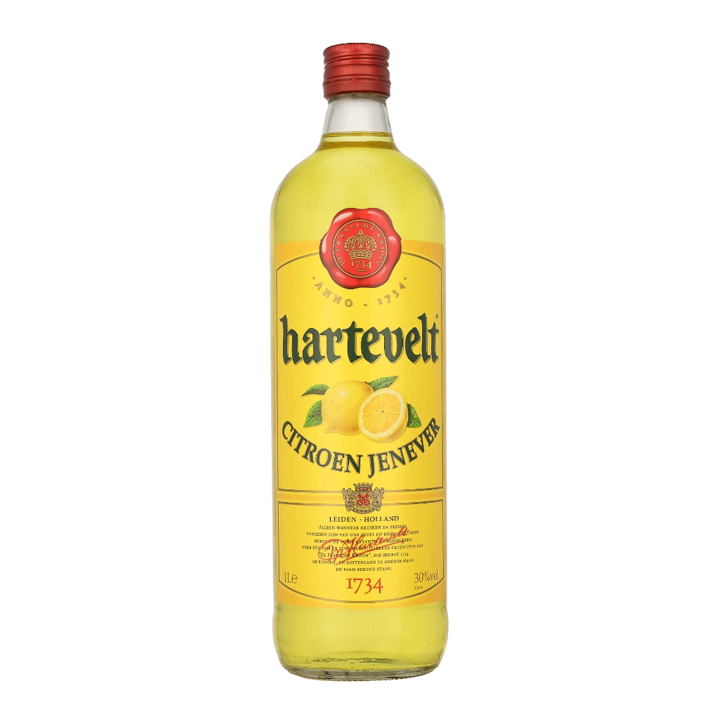 Hartevelt Zitronejenever 1ltr Jonge Genever