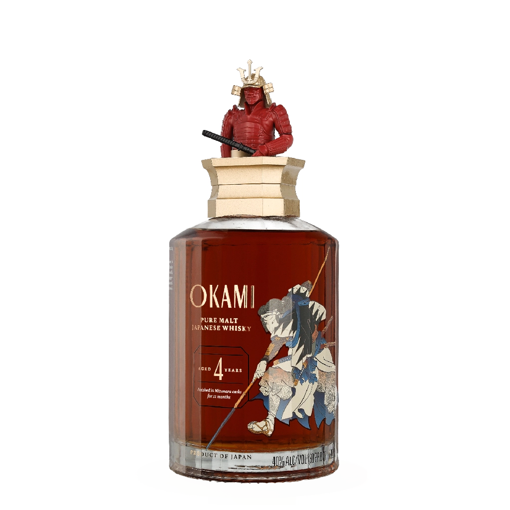 Okami 4 Year Old Pure Malt 0.70 liter Whisky