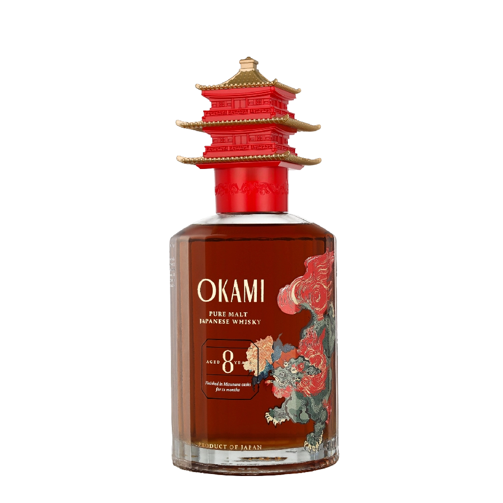 Okami 8 Year Old Pure Malt 0.70 liter Whisky