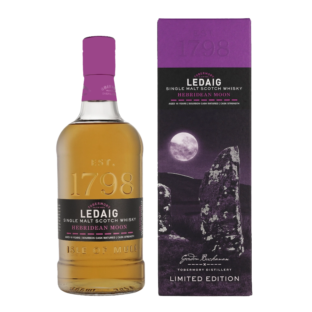 Ledaig Hebridean Moon 0.70 liter Whisky Geschenkverpackung