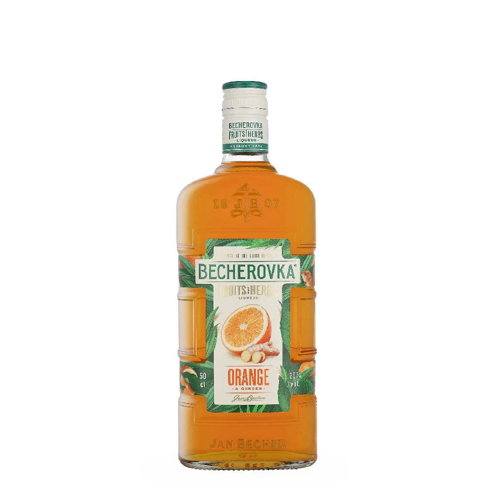 Becherovka Orange & Ginger 0.50 liter - Ingwer Likör