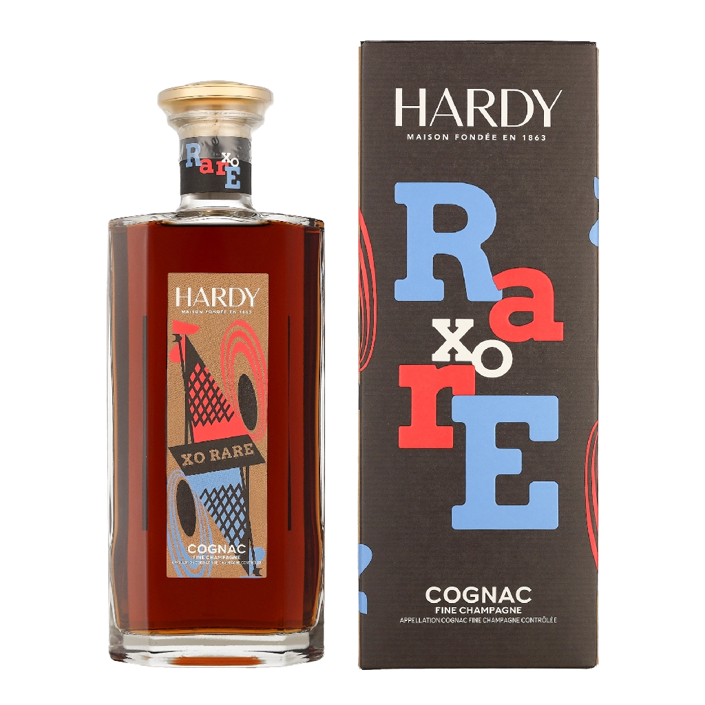 Hardy XO Rare 0.70 liter Cognac Geschenkverpackung
