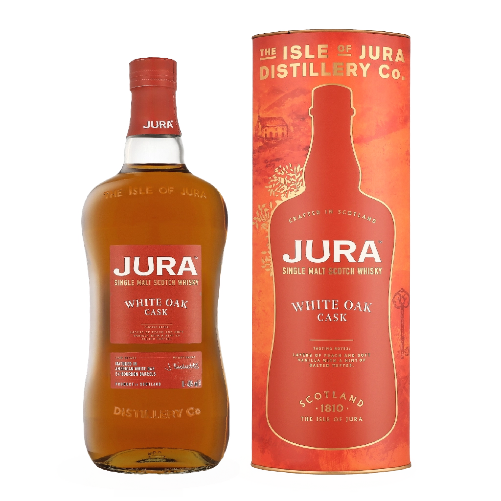 Jura White Oak Cask Island 1 liter Whisky Geschenkverpackung