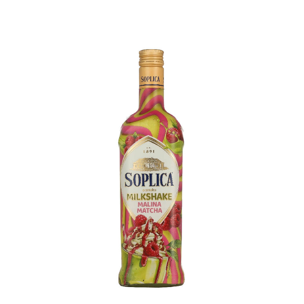Soplica Milkshake Raspberry & Matcha 0.50 liter - Himbeere Likör