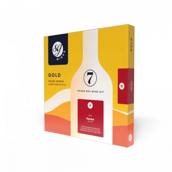SG Wines Gold 6 Bottle Merlot Style