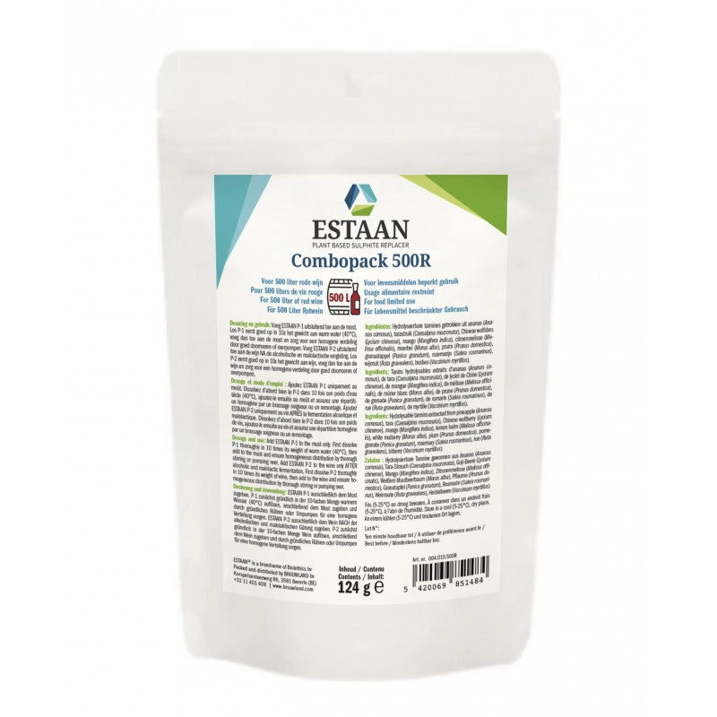 ESTAAN® Combopack für 500 Liter Rotwein