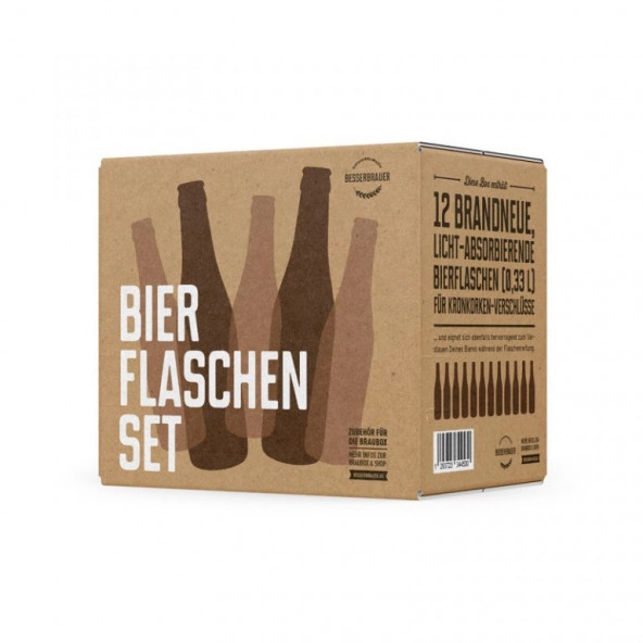 Besserbrauer Bierflaschen-set 12 st.