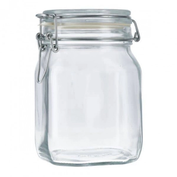 Glas-Vorratsglas mit Bügelverschluss - Bormioli Fido - 1000 ml