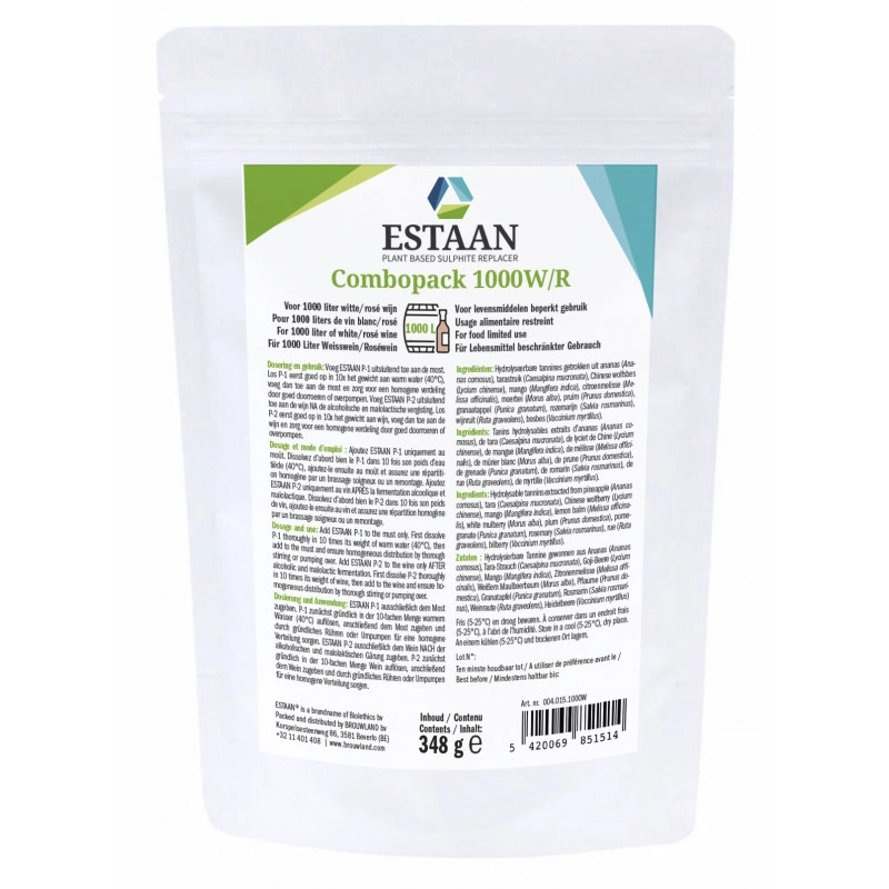 ESTAAN® Combopack für 1000 Liter Weiss - Roséwein