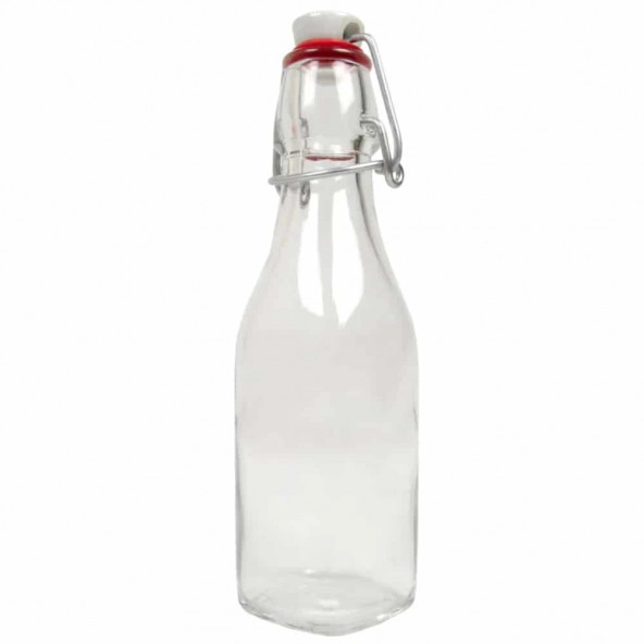 Bügelverschlussflasche 25 cl klar, mit Bügelverschluss, Bormioli Fido