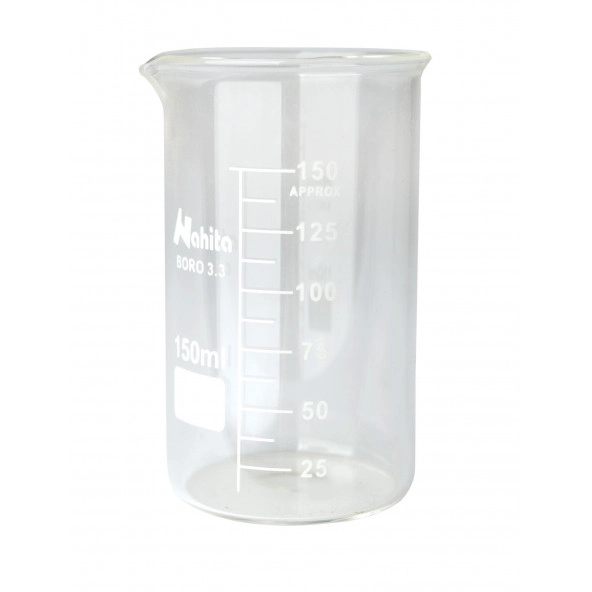 Becherglas 150 ml graduiert, hitzebeständig