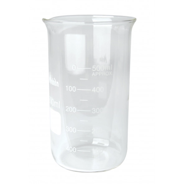 Becherglas 600 ml graduiert, hitzebeständig