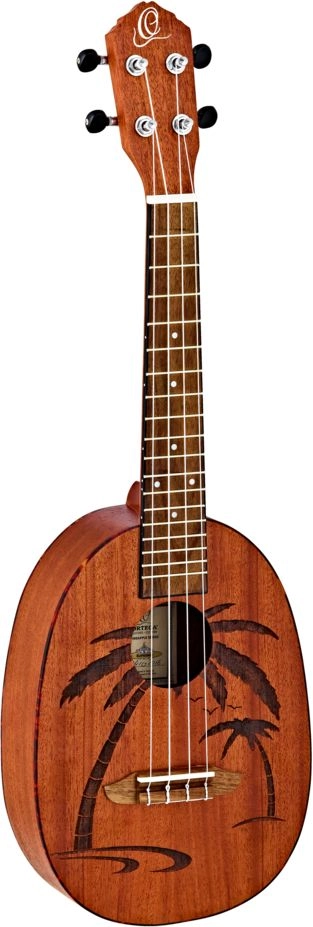 Ortega RUPA5MM Konzertukulele in Pineapple Style mit Lasergravur