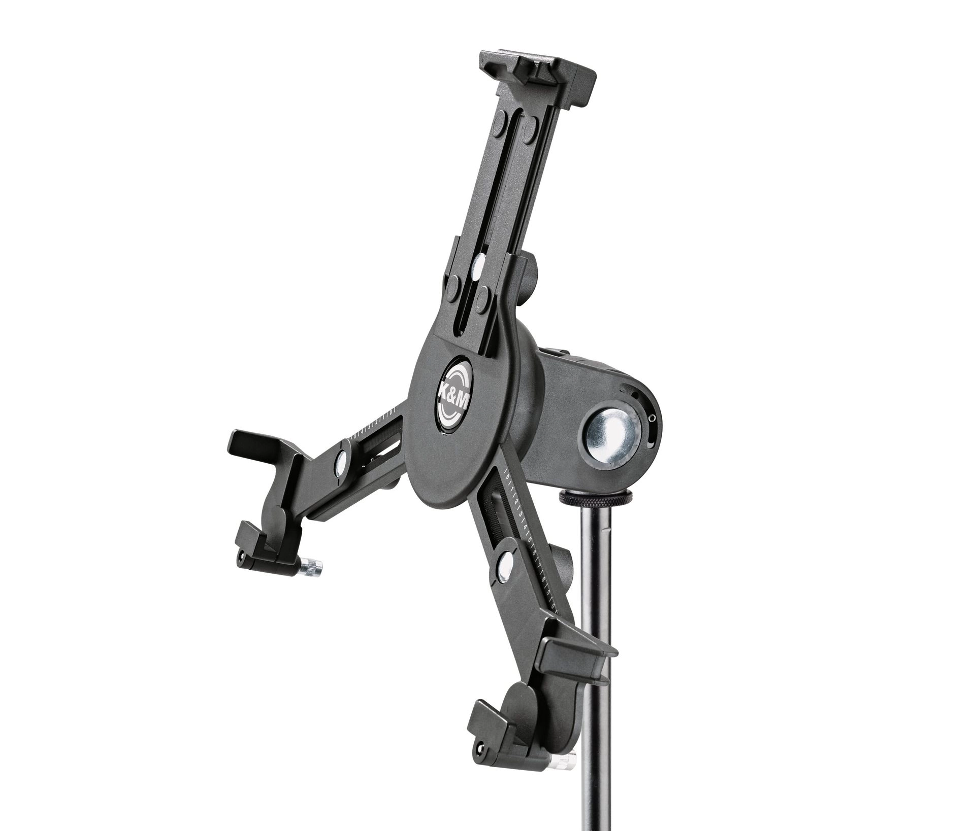 K&M 19790 Tablet PC-Stativhalter für Mikrofonstative