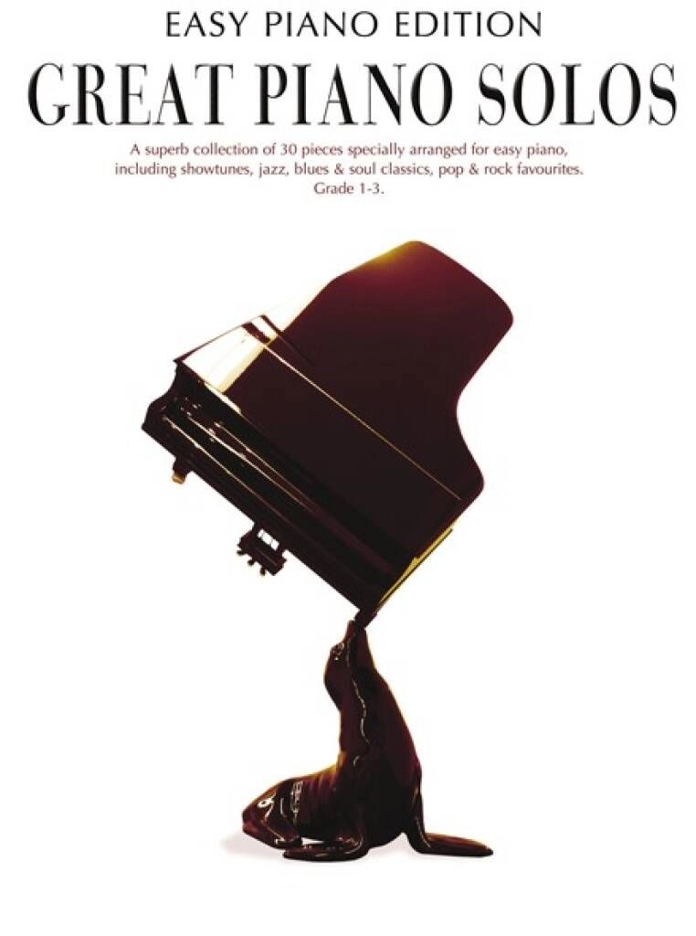 Noten Great Piano Solos - The black Book for easy piano AM993564