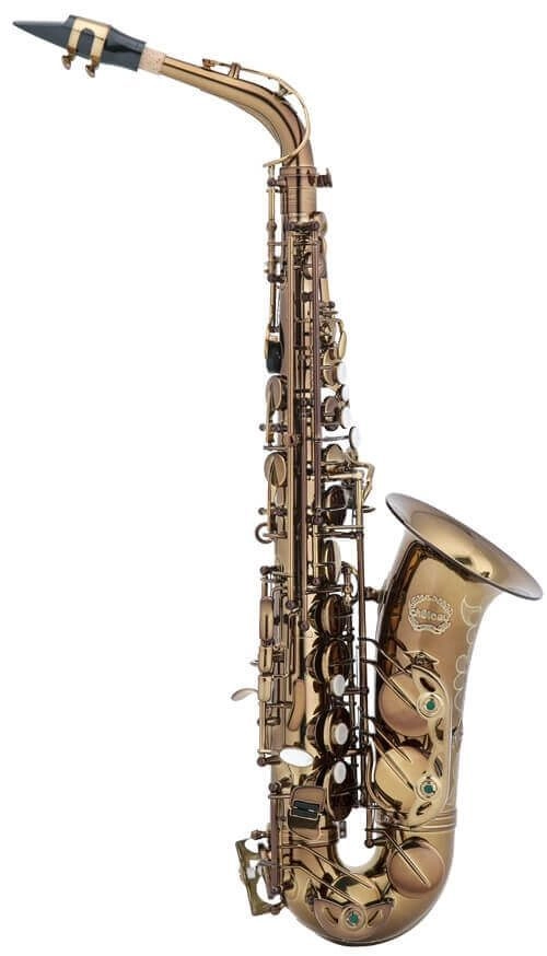 Chateau Altsaxophon, CAS50 C Powerbell Schallstück, dunkler Goldlack, Cognac
