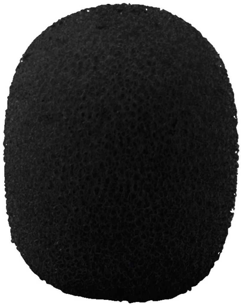 Monacor WS-150/SW Mikrofon-Windschutz, schwarz 4 Stück
