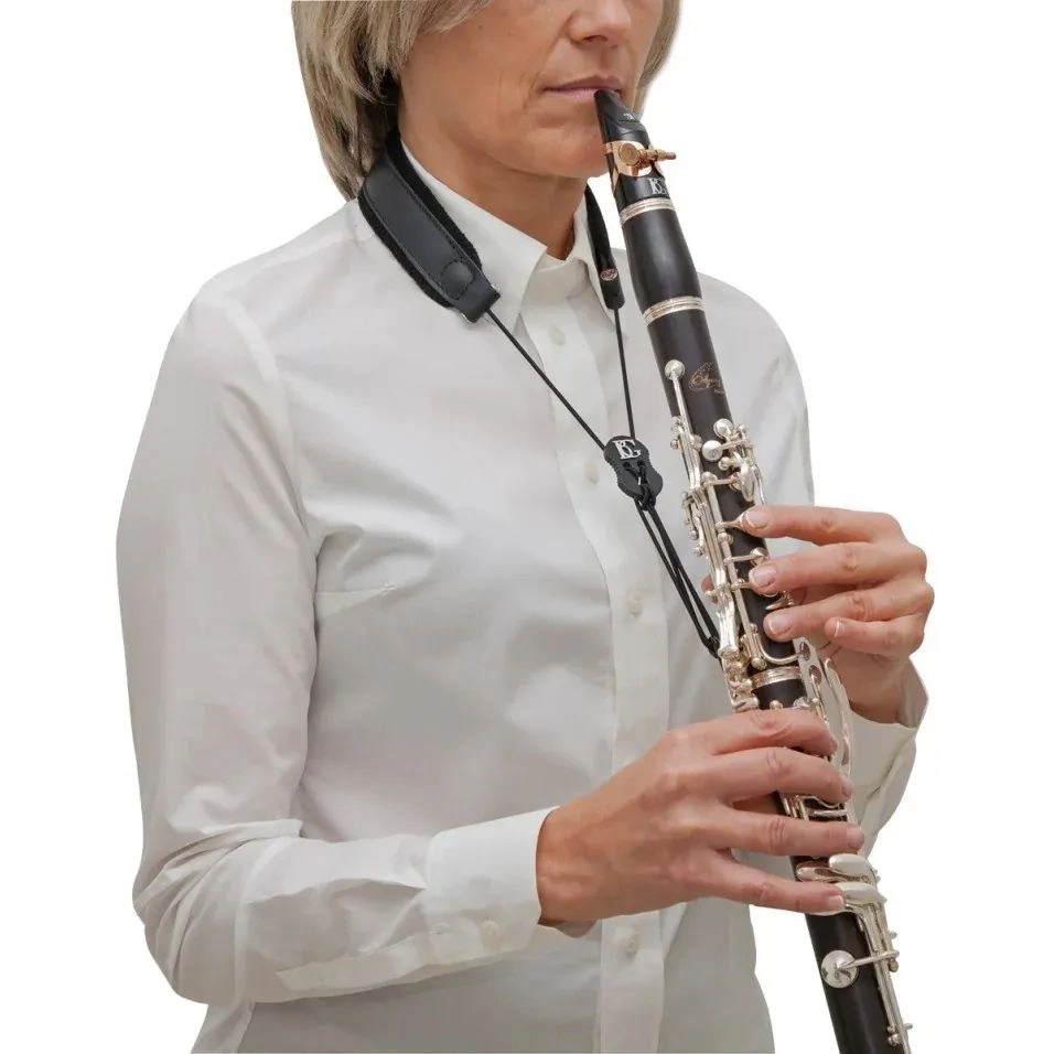 BG Klarinetten-Trageband C-23E elastisch, Spannung einstellbar