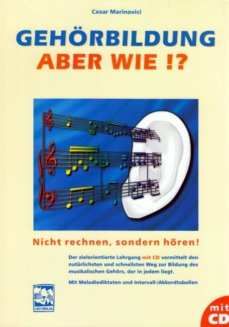 Buch Gehörbildung, aber wie ? incl. CD Marinovici LEU Verlag