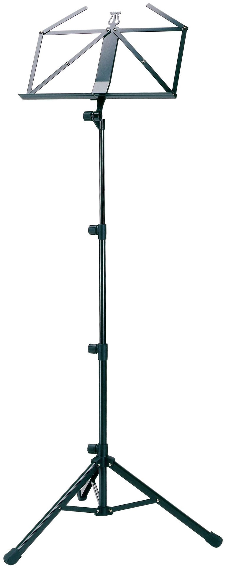 K&M 10810 Notenpult schwarz Höhe 720mm - 1520 mm