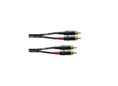 Cordial CFU 1,5 CC 1,5m Cinchkabel, 2x Cinchstecker 2x Cinchstecker, 150 cm