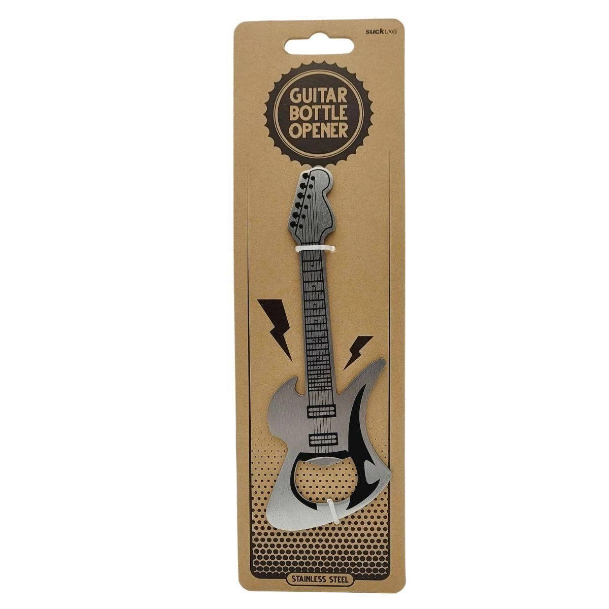 Flaschenöffner E-Gitarre ca. 8 x 27 cm Stainless steel